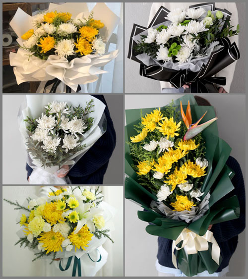山东青岛即墨市移风店镇北辛庄村白事花束代送